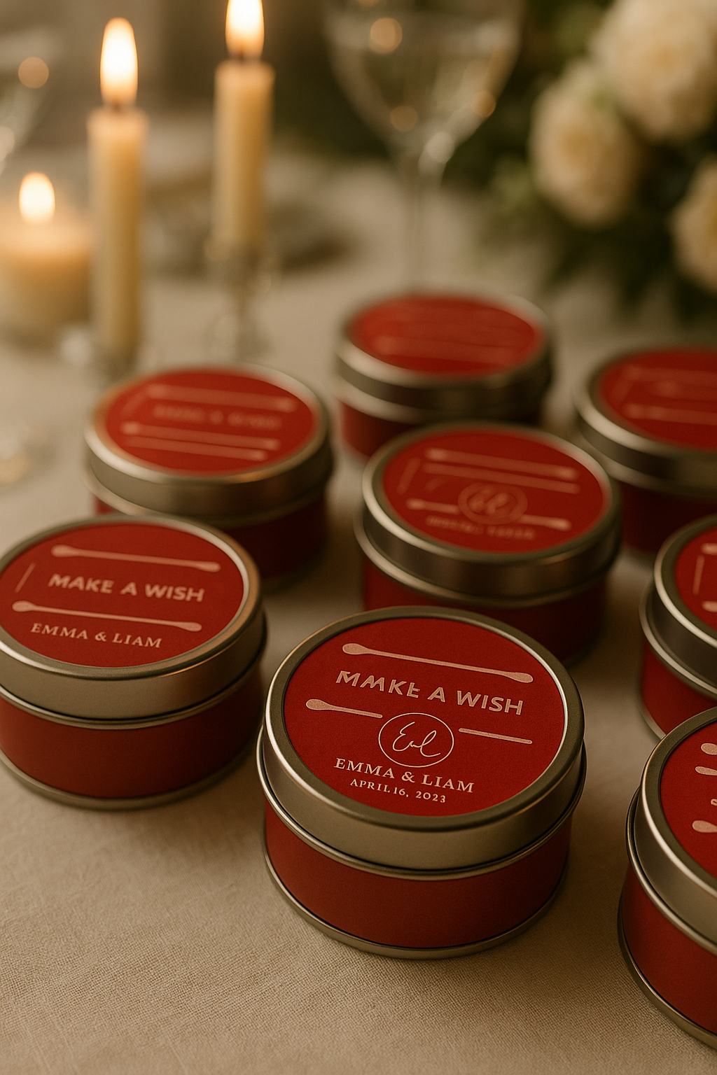 Custom Design Scented Soy Wax Candles