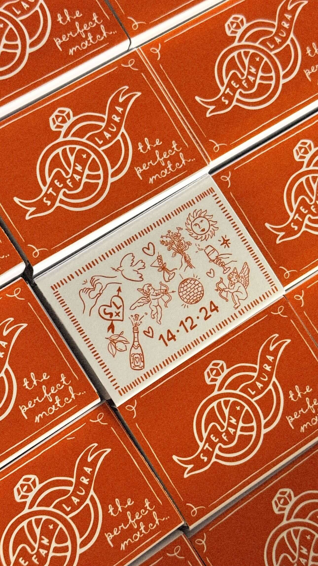 Custom Illustrated Matchboxes – Personalised Event Favors (UK Made)Elegant and personal, our custom illustrated matchboxes are perfect for weddings, events, or gifting — handcrafted in the UK with care and style.Custom Illustrated Matchboxes – UK Event Fa