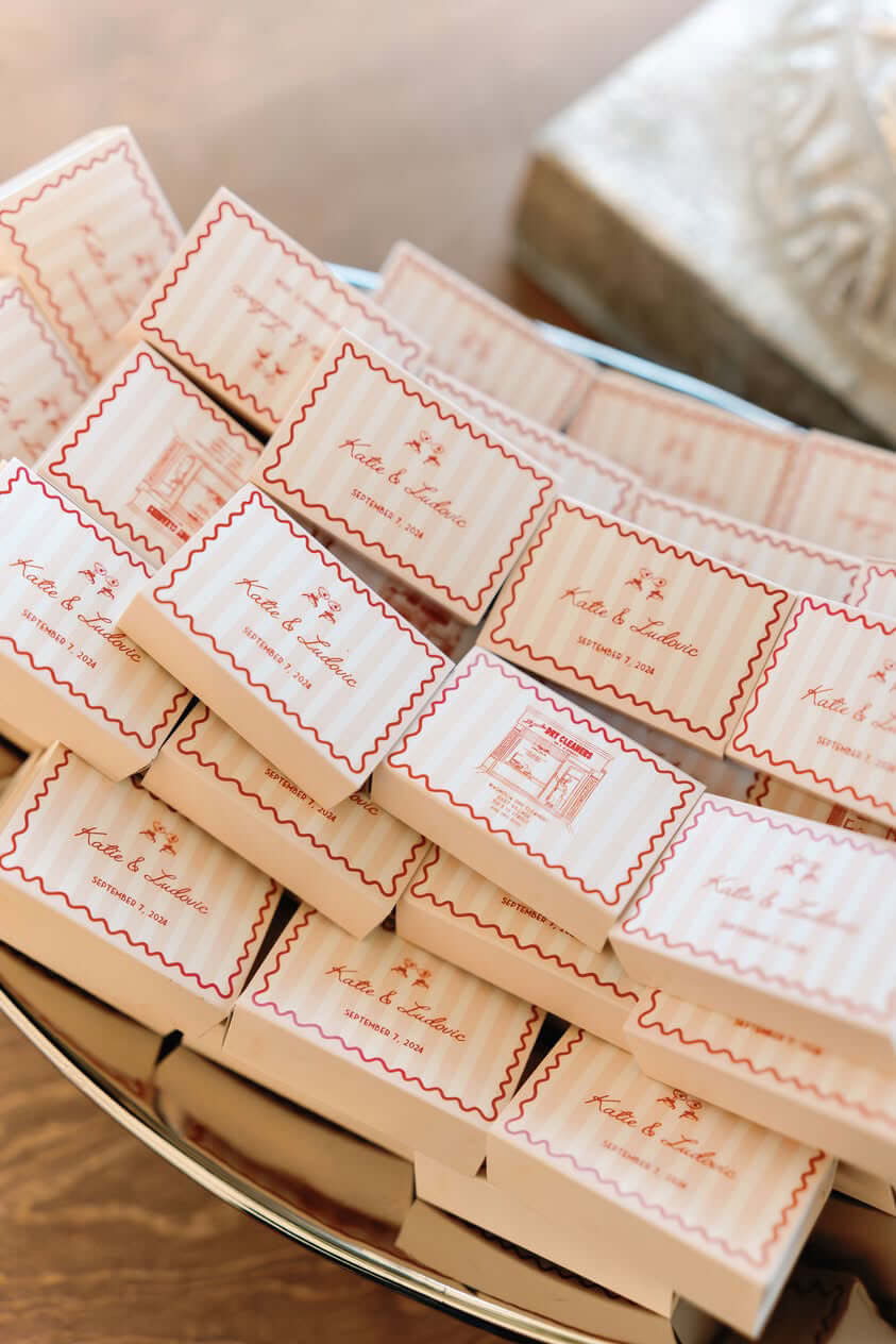 Custom Illustrated Matchboxes – Personalised Event Favors (UK Made)Elegant and personal, our custom illustrated matchboxes are perfect for weddings, events, or gifting — handcrafted in the UK with care and style.Custom Illustrated Matchboxes – UK Event Fa