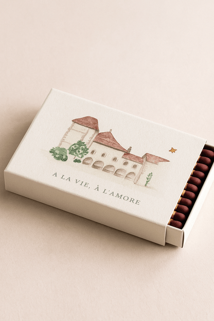 Our large matchboxes are all custom-designed, and we apply your desired design or design ideas directly onto the products using print. All products are made with a special paper series, using lightly textured paper, and thanks to custom production, the ex