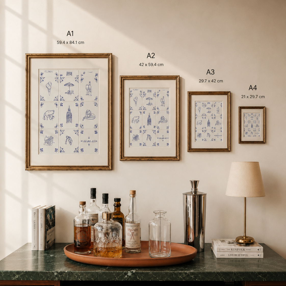 Personalised Dutch Tile Prints