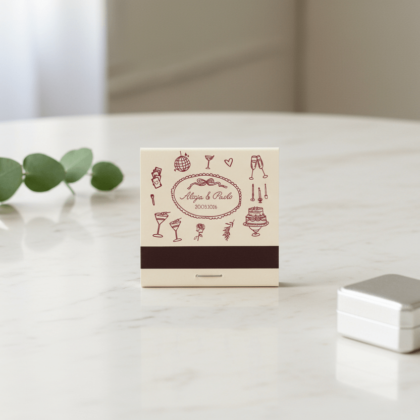 Bespoke Matchbooks for Weddings & Events - The Laldie