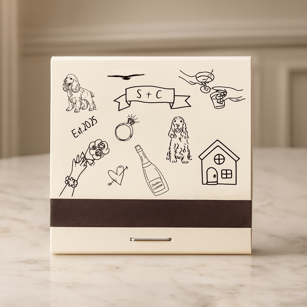 Bespoke Matchbooks for Weddings & Events - The Laldie