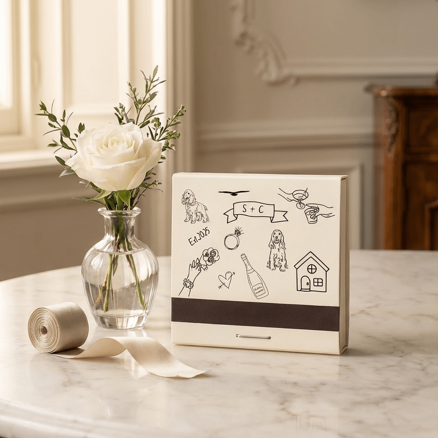 Bespoke Matchbooks for Weddings & Events - The Laldie