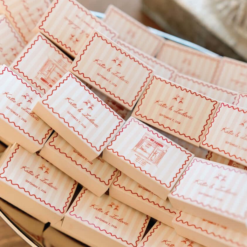 Custom Wedding Matchboxes | Hand - Illustrated, Elegant & Personal - The Laldie