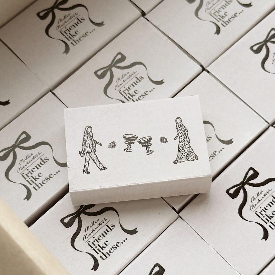 Custom Wedding Matchboxes | Hand - Illustrated, Elegant & Personal - The Laldie