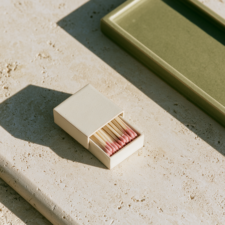 Luxury Handmade Match Holder I Artisan Match Box | Modern Decorative Match Storage